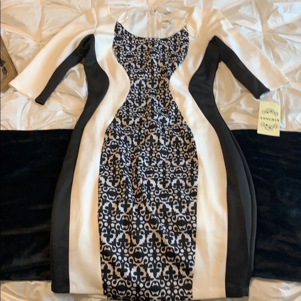 Black and white dress never been worn